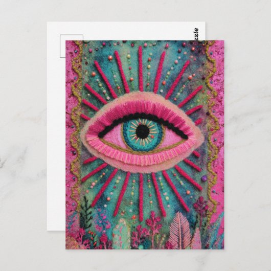A Protective Evil Eye Briefkaart (Voorkant / Achterkant)