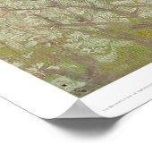 A Prune Orchard, Saratoga, Californië (1170) Poster (Hoek)