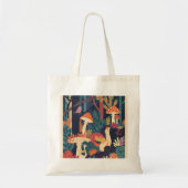 A psychedelic woodland tote bag (Voorkant)