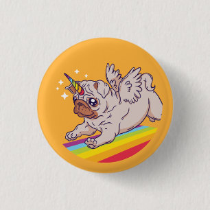 A Pugicorn Ronde Button 3,2 Cm