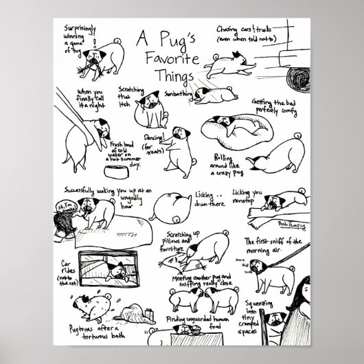 A Pug's favoriete Dingen, Deel II Poster (Voorkant)