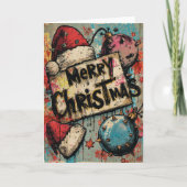 A punk christmas card kaart (Voorkant)