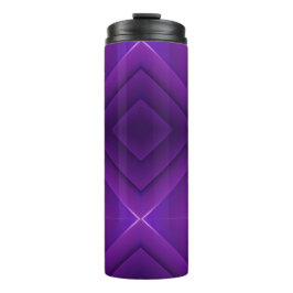 A purple travel mug with a sleek black lid  thermosbeker