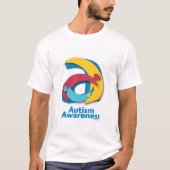"A" Puzzle Custom AutismLink Tshirt (Voorkant)