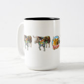 "A Puzzling Oxhibition" 15 oz mok (Voorkant links)