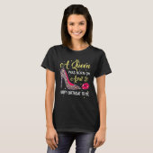 A Queen Was Born On April 21 Birthday Leopard High T-shirt (Voorkant volledig)