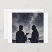 A Quiet Dialogue Under the Stars Briefkaart (Voorkant / Achterkant)