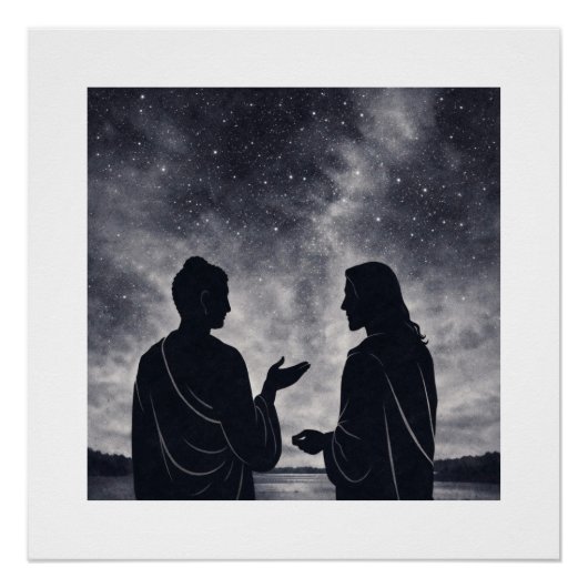 A Quiet Dialogue Under the Stars Perfect Poster (Voorkant)