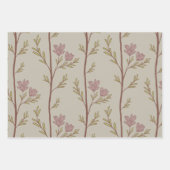 A Quiet Journey Botanical Silhouettes - warm beige Inpakpapier Vel (Voorkant)