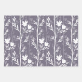 A Quiet Journey Minimal Botanical Silhouettes Inpakpapier Vel (Voorkant 2)