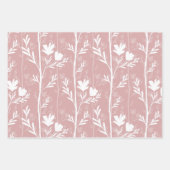 A Quiet Journey Minimal Botanical Silhouettes Inpakpapier Vel (Voorkant)