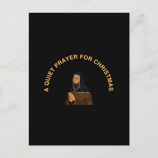 A QUIET PRAYER FOR CHRISTMAS BRIEFKAART (Voorkant)