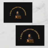 A QUIET PRAYER FOR CHRISTMAS NOTITIEKAARTJE (Voorkant / Achterkant)