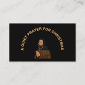 A QUIET PRAYER FOR CHRISTMAS VISITEKAARTJE (Achterkant)