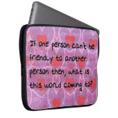 A Quote From Gomer Pyle on an Electronics Bag Laptop Sleeve (Voorkant Rechts)