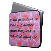 A Quote From Gomer Pyle on an Electronics Bag Laptop Sleeve (Voorkant Links)