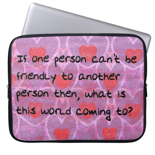 A Quote From Gomer Pyle on an Electronics Bag Laptop Sleeve (Voorkant)