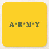 A*R*M*Y KARTONNEN ONDERZETTERS (Voorkant)