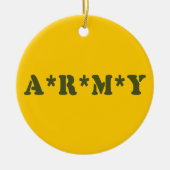 A*R*M*Y KERAMISCH ORNAMENT (Voorkant)