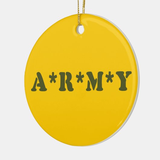 A*R*M*Y KERAMISCH ORNAMENT (Links)