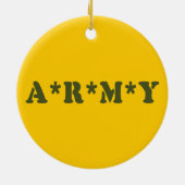 A*R*M*Y KERAMISCH ORNAMENT (Achterkant)