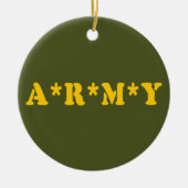 A*R*M*Y KERAMISCH ORNAMENT (Voorkant)