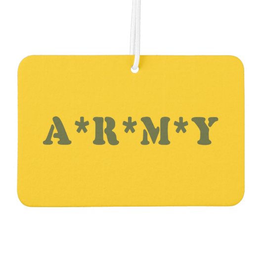 A*R*M*Y LUCHTVERFRISSER (Achterkant)