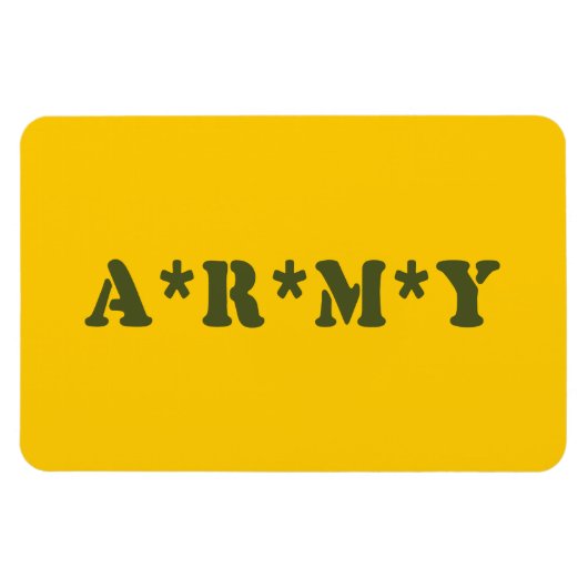 A*R*M*Y MAGNEET (Horizontaal)