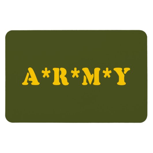 A*R*M*Y MAGNEET (Horizontaal)