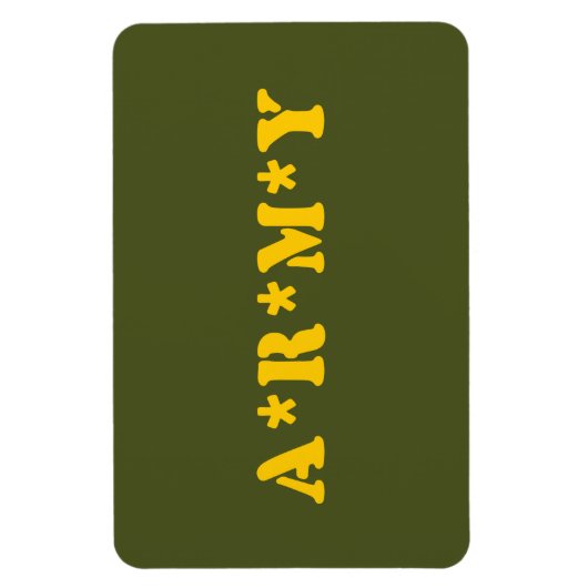 A*R*M*Y MAGNEET (Verticaal)