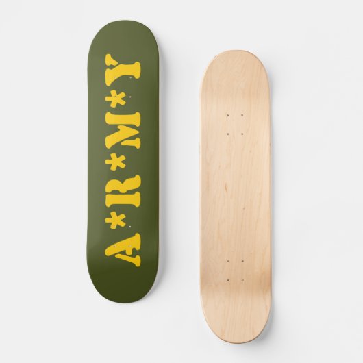 A*R*M*Y PERSOONLIJK SKATEBOARD (Voorkant)