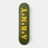 A*R*M*Y PERSOONLIJK SKATEBOARD (Voorkant)