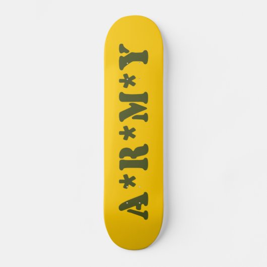 A*R*M*Y PERSOONLIJK SKATEBOARD (Voorkant)