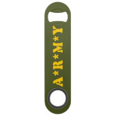 A*R*M*Y SPEED FLESSENOPENER (Achterkant)