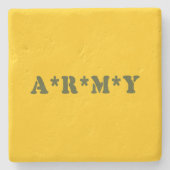 A*R*M*Y STENEN ONDERZETTER (Voorkant)