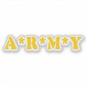 A*R*M*Y STICKER (Voorkant)