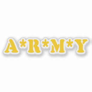 A*R*M*Y STICKER