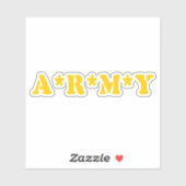A*R*M*Y STICKER (Vel)