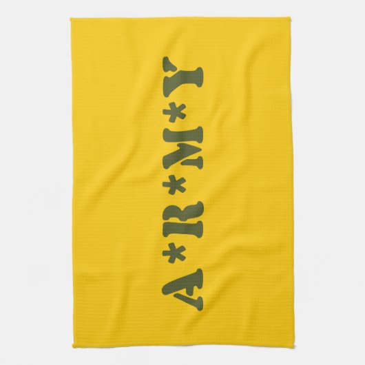 A*R*M*Y THEEDOEK (Verticaal)