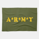 A*R*M*Y THEEDOEK (Horizontaal)