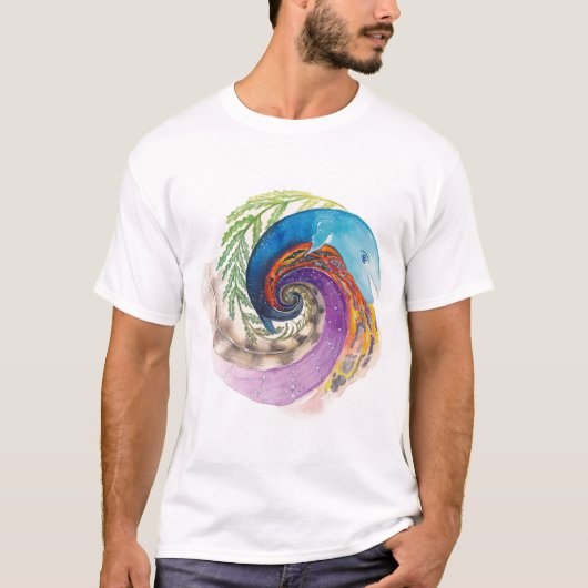A.R.T. Senses Swirl TShirt vrouwen / mannen (Voorkant)