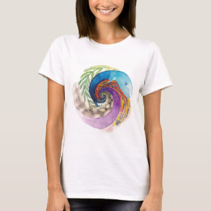 A.R.T. Senses Swirl Vrouwen T-shirt, Haar Heilige  T-shirt