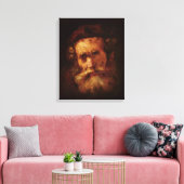 A Rabbi Canvas Afdruk (Insitu (Woonkamer))