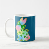 A Rainbow Rabbit With Green Bow And Shamrock St Pa Koffiemok (Links)