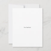 A Rainy Thanksgiving Day Notitiekaartje (Achterkant)