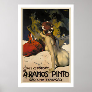 A. Ramos Pinto door Leopoldo Metlicovitz   Antiek Poster