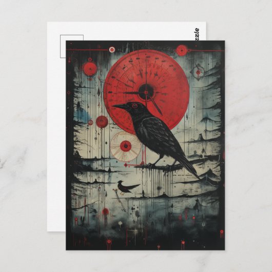 A Raven Briefkaart (Voorkant / Achterkant)