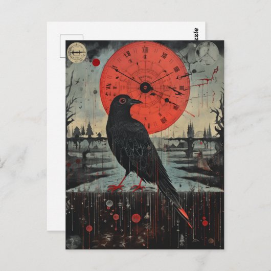 A Raven Briefkaart (Voorkant / Achterkant)