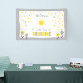 A Ray of Sunshine Baby shower Achtergrond Banner S (Beurs)
