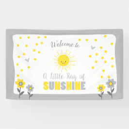 A Ray of Sunshine Baby shower Achtergrond Banner S